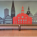 Silhouettenbank | hintergründige Bank