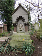 abney park cemetery, london,henry richard, pacifist welsh m.p. +1888