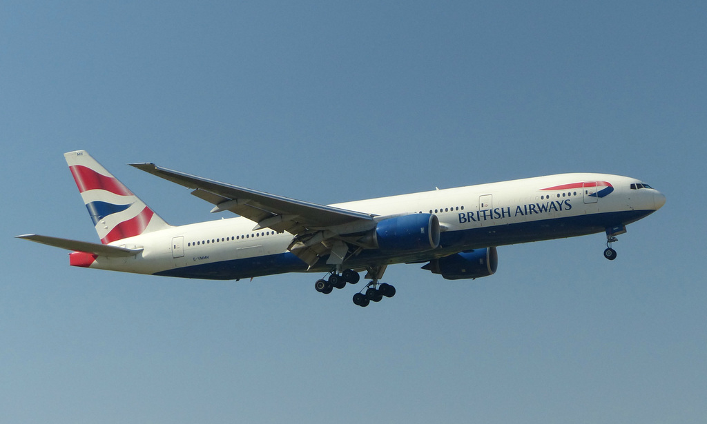 G-YMMH approaching Heathrow - 30 June 2018