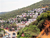 Some of the newer houses on the hillsides