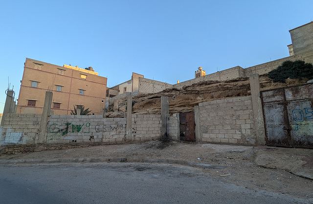 Graffitis sur blocs de ciment