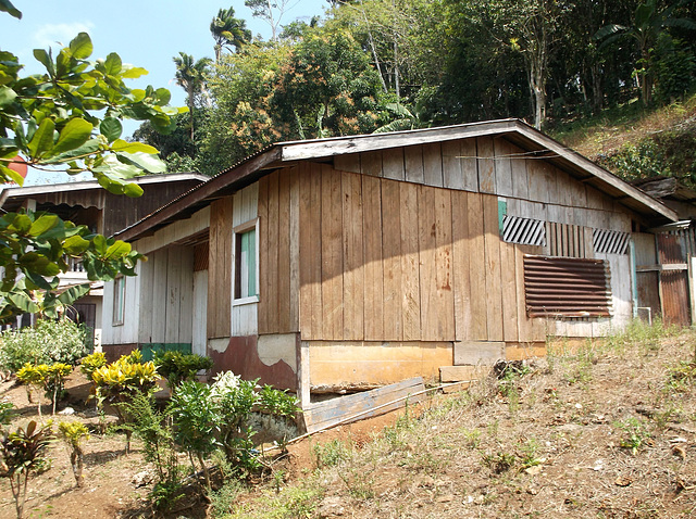 Maison de bois à la Nica