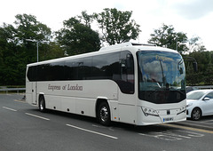 Empress of London YX66 WPJ at Fiveways, Barton Mills - 28 May 2022 (P1110971)