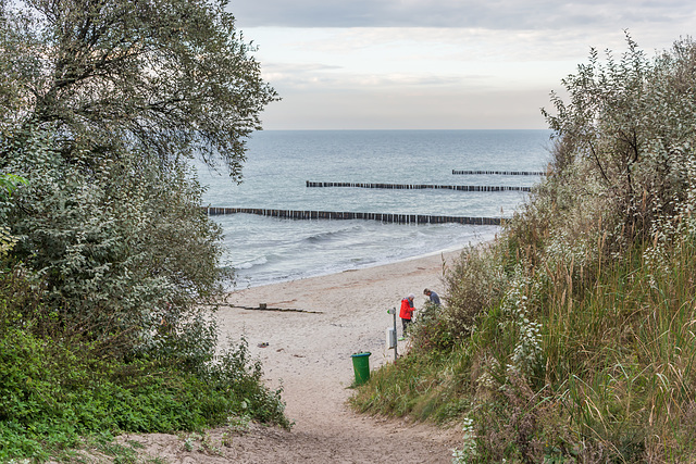 einer der Zugänge zum Strand