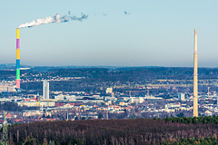 Blick auf die Chemnitzer Innenstadt