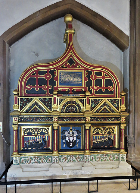 chelmsford cathedral, essex  (30)c16 tomb to thomas and avice mildmay +1566 and +1557, erected 1571