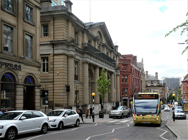 First Manchester 49101 (YJ60 KCU) in Manchester - 24 May 2019 (P1020072)