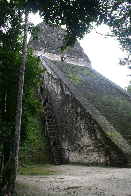 Temple 5 in Tikal, Guatemala.