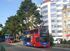 DSCF3958 More Bus 1536 (HJ63 JJU) and 1650 (HF66 CGE) in Bournemouth - 31 Jul 2018