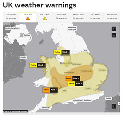 wst[25] - Amber warning for rain ; Storm Claudia {10-18Nov2025}