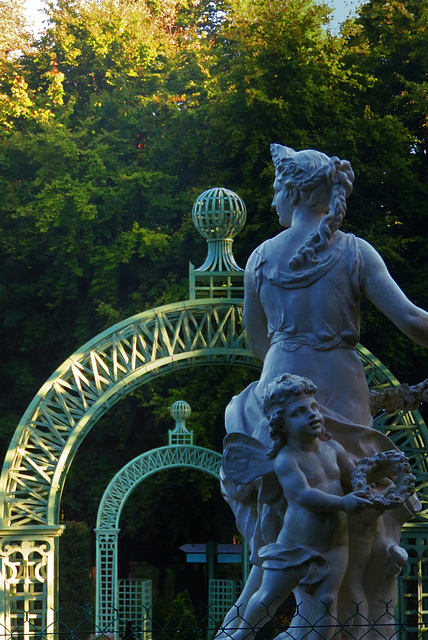 Dans le parc du pavillon de Sylvie Forêt de Chantilly