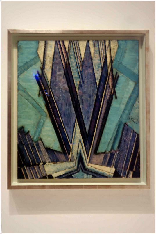 La forme du bleu 1925