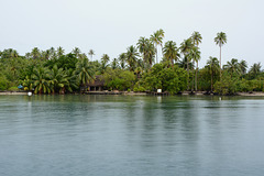 Polynésie Française, Taha'a Atoll, Shore of the Bay of Apu