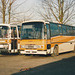 Suffolk County Council MTV 504P and C304 NHD at Bury St. Edmunds – 21 Feb 1990 (112-8)