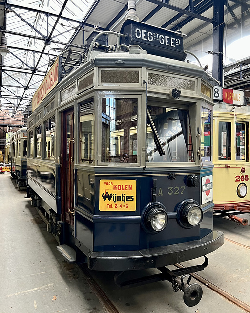 Haags Openbaar Vervoer Museum 2024 – Blue tram