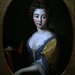 Portrait de Charlotte de Lorraine . Huile sur toile de Nicolas Fouché .