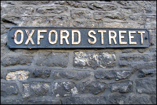 Oxford Street sign