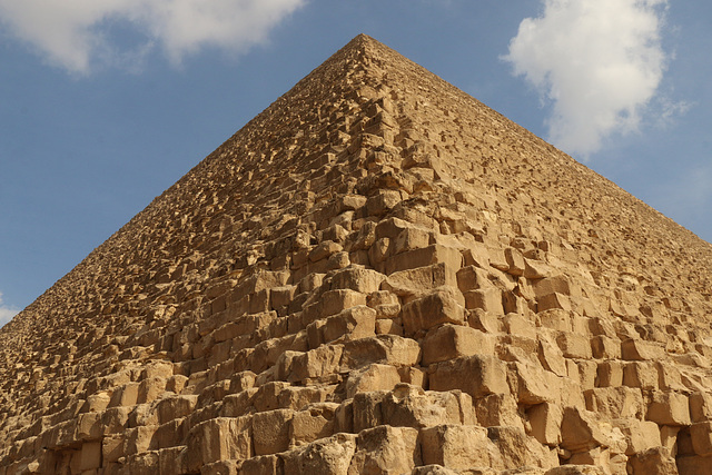 Detail of the Great Pyramid of Gyza