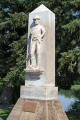 Fort Benton MT Mullan statue (#0386)