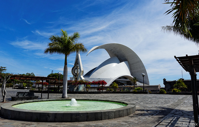 auf dem Weg zum Auditorio de Tenerife (© Buelipix)