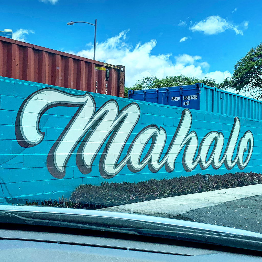 at the car wash - Honolulu