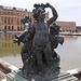 Two Children and a Cupid Statue in the Gardens of Versailles, June 2013