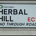 Herbal Hill street sign