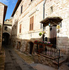 Italy, In the Labyrinth of Medieval Streets in Assisi