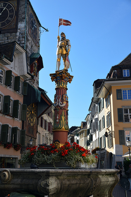 Sankt Ursen Brunnen in Solothurn