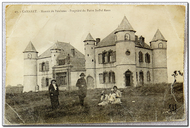 Postkarte Manoir de Saint Pol Roux