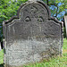 penshurst church, kent (19)c18 gravestone with arrows and hearts, susannah b?, wife of daniel ?