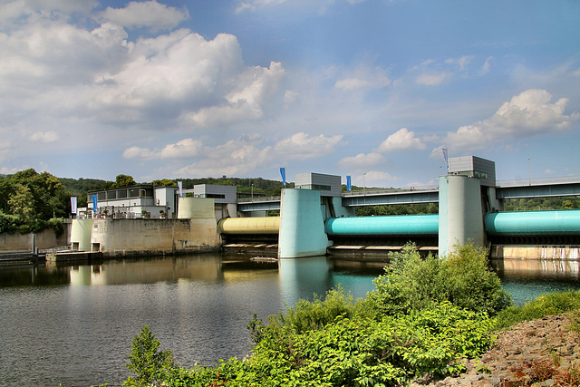 Stauwehr des Baldeneysees (Essen-Werden) / 27.06.2021