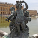 Two Children and a Cupid Statue in the Gardens of Versailles, June 2013