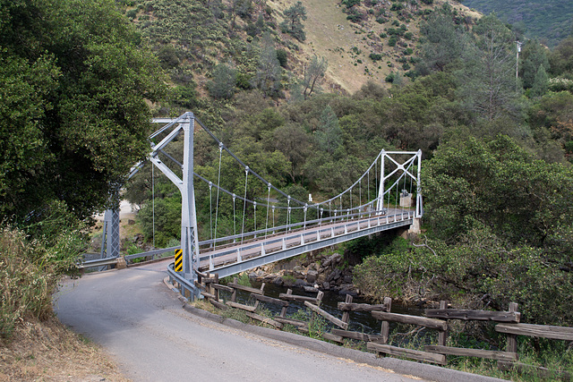 Briceburg suspension bridge (#0591)