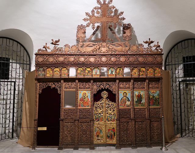 Ornate iconostasis