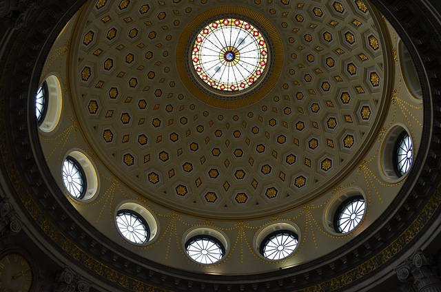 Dublin, Dome of City Hall from Inside