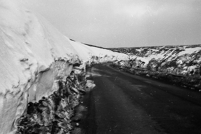 Snow on the Snake Pass 1960s