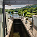 Schleuse am Stauwehr des Baldeneysees (Essen-Bredeney) / 27.06.2021