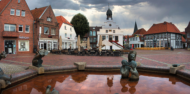 HBM - Der Marktplatz in Lingen (Ems)