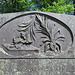 penshurst church, kent (14)c19 slate gravestone of  mary coles +1833; broken lily