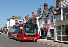 First Eastern Counties (Ipswich Reds) 69422 (AU58 FFJ) in Aldeburgh - 18 Jul 2022 (P1120535)