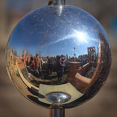 Mealic Sphere, part of a memorial in an Islamic Cemetery