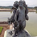 Child and Two Cupids Statue in the Gardens of Versailles, June 2013