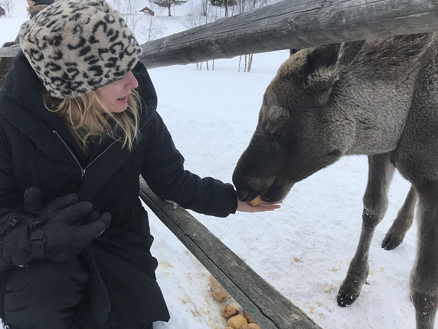 Mona and moose