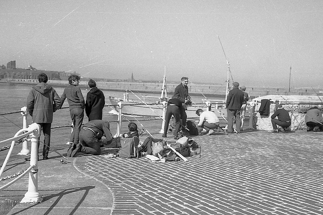 Fishermen South Shields mid 1960s