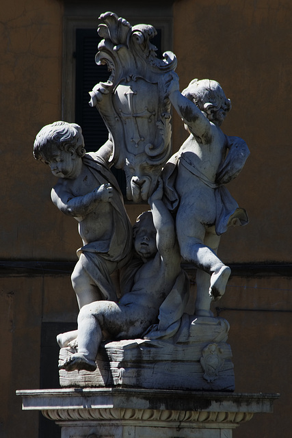 Brunnen auf der Piazza del Duomo