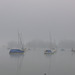 Boote im Nebel