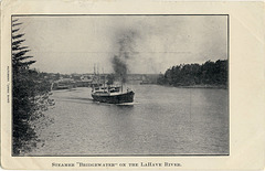 7091. Steamer Bridgewater on the LaHave River.