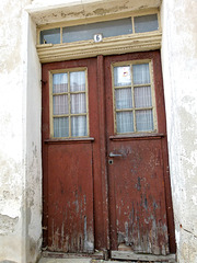 Handwerkerhaus-Tür