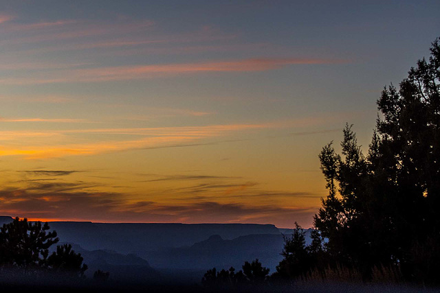 Sunset at the Grand Canyonee